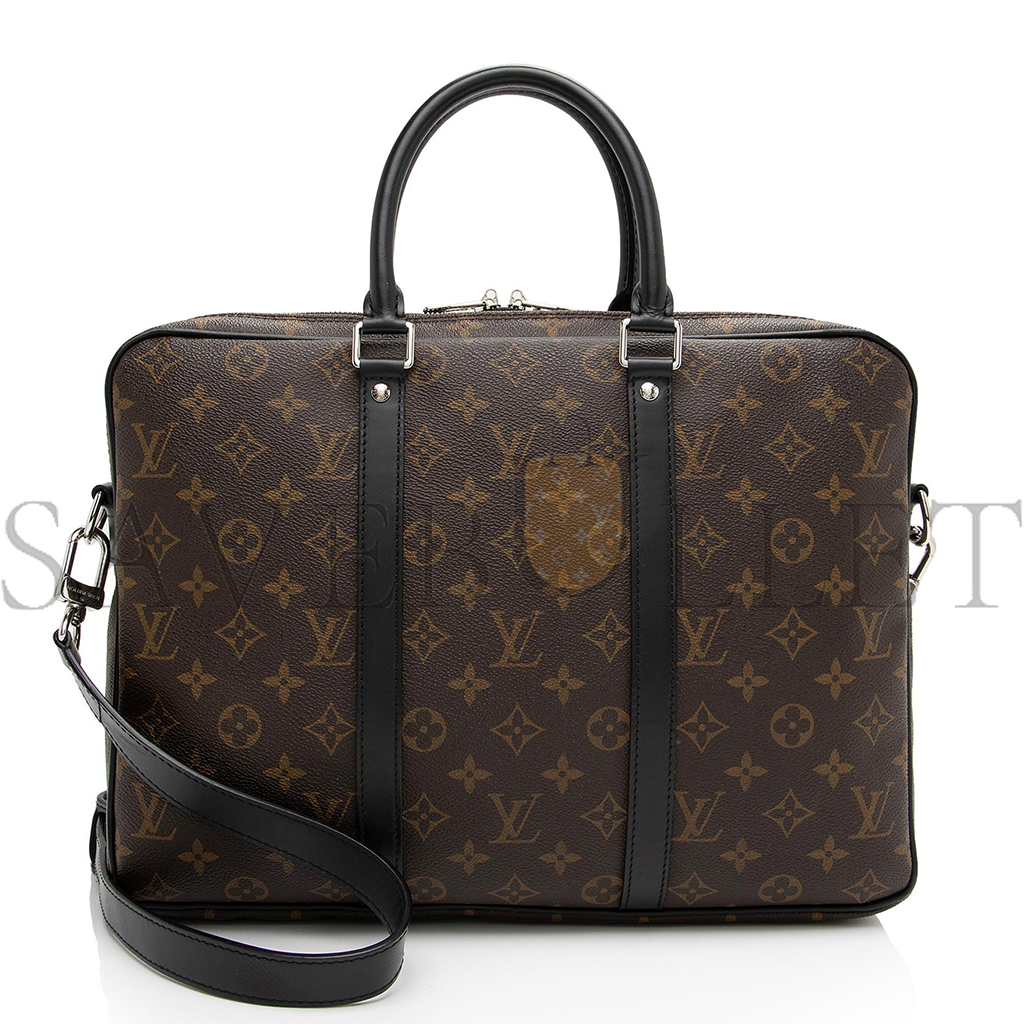 l**is V*t*n monogram canvas porte documents voyage pm messenger bag m40226 (41*31*7cm)